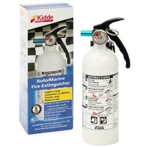 Fire Extinguisher Home Car Office Safety Kidde 5-B:C 3-lb Disposable Marine NEW