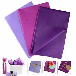 Assorted Purple Tissue Paper Bulk,Gift Wrapping Paper 29.5 x 19.6 Inch,30