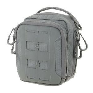 Maxpedition MXAUPGRY AUP Accordion Utility Pouch Gray Polymer Clips