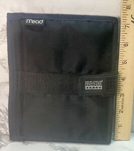 Mead Five Star Day Planner Vintage Personal Organizer - Black - 7 1/2” X 6”