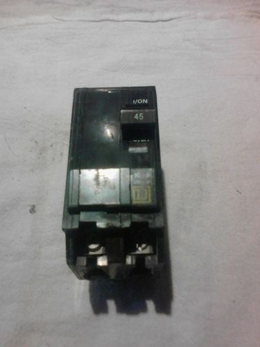 Square d qob245 45 amp bolt on breaker for sale