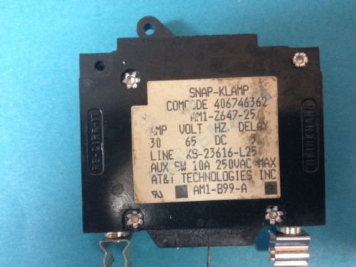 Snap-Klamp KS-23616-L25 Circuit Breaker 406746362 30 Amp