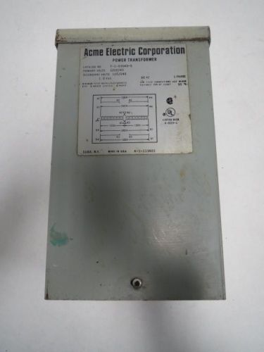 Acme t-1-5340s general voltage 1kva 1ph 120x240v 120/240v-ac transformer b201390 for sale