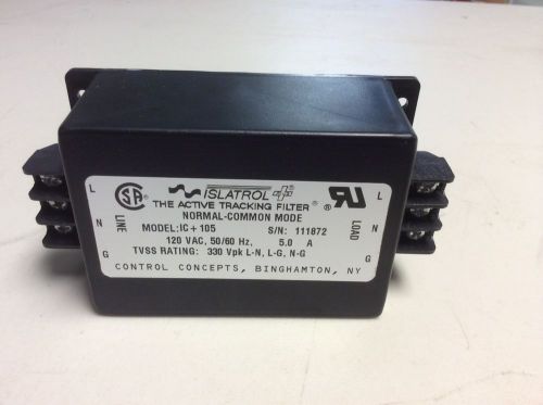 Islatrol IC+105 The Active Tracking Filter 120 VAC 5 Amp IC + 105