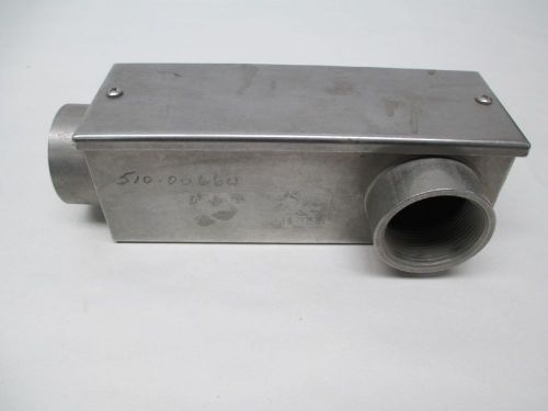 NEW FORM LB OUTLET BODY STAINLESS 1-1/2 IN CONDUIT FITTING D329242
