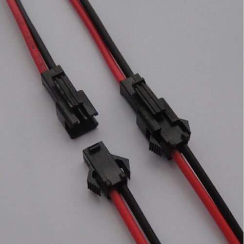 PRO 100sets 2Pin JST Plug with Electrical Wire Butt Connectors LED Strips Light