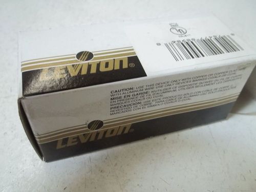 LEVITON 23034-A PLUG *NEW IN A BOX*