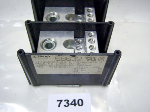 (7340) gould power distribution block 66632 600v for sale