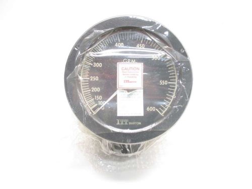 NEW ITT 200 BARTON 0-600GPM INDICATING DIFFERENTIAL PRESSURE UNIT SWITCH D482347