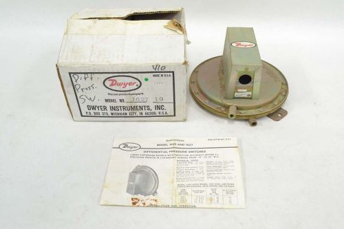 DWYER 1627-10 2-11IN-H2O DIFFERENTIAL PRESSURE W29C 1/8IN NPT SWITCH B338681
