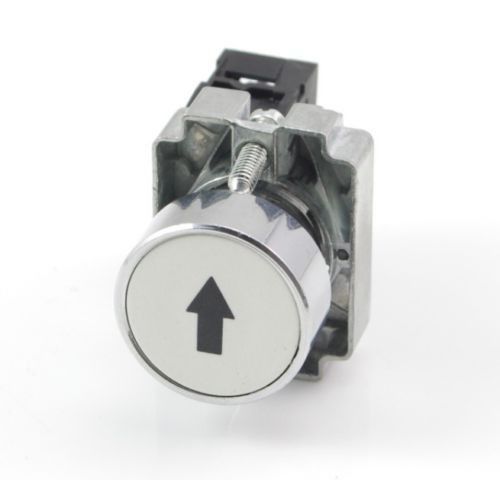 1 n/o xb2ba3341c momentary white flush pushbutton with arrow mark replaces tele for sale