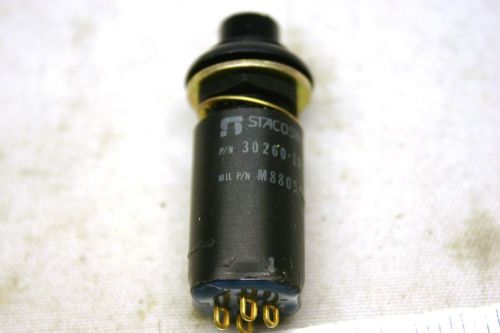 Stacoswitch Mil pushbutton  P/N 30268-18-B18P M8865/99-01 0