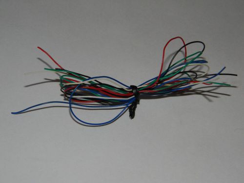 5pcs Stranded 15&#034; Micro Wire Colors Blue, White, Black, Red, &amp; Green