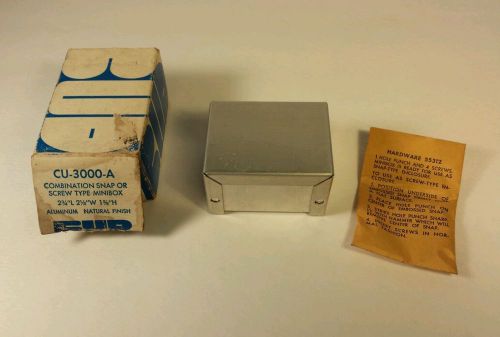 Vintage Bud CU-3000-A Combination Snap Or Screw Type Mini-Box