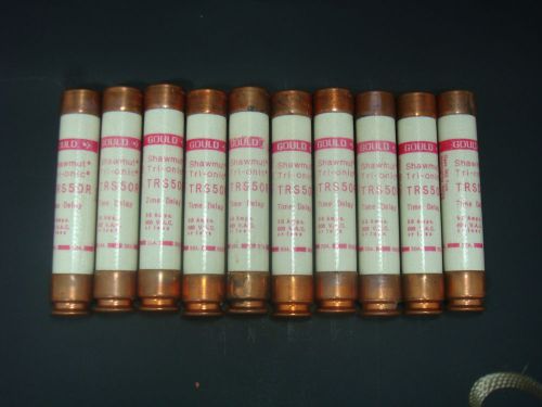 Gould shawmut trs 5 or 50 amp rk5 600 vac trionic time delay fuses for sale