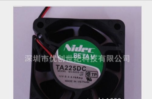 NIDEC DC cooling fan TA225DC M34605-55 6025 12V 0.58A 60days warranty