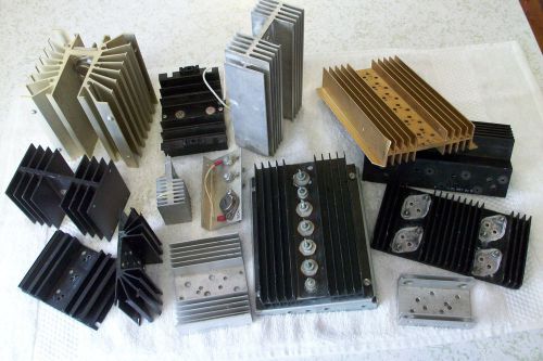 More than 10# salvaged heat sinks removed from equipment   Really nice items  #5