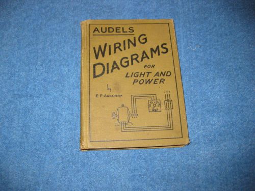 AUDELS WIRING DIAGRAMS FOR LIGHT AND POWER - 1948 - FREE SHIPPING