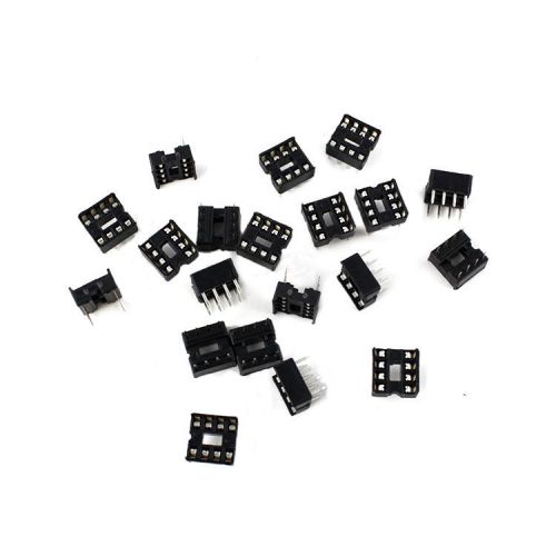 TB 20 x 8 pin DIP IC Sockets Adaptor Solder Type Socket NEW US 1