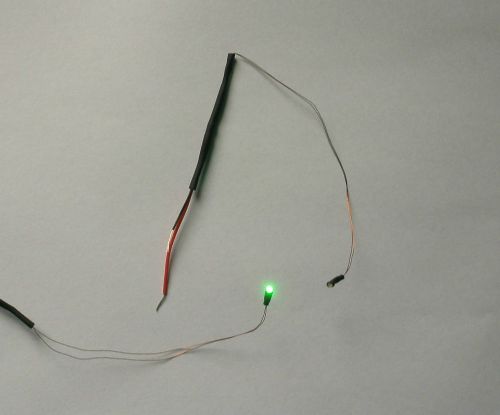 100 leds(wired) ,0805 SMD LED,Green light,12V
