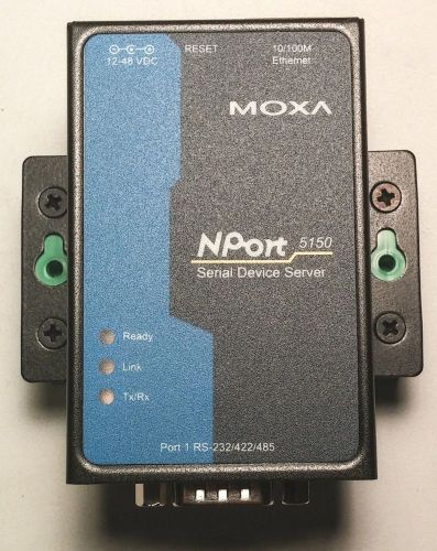 Unused MOXA Nport 5150 Network Serial Server RS232 / RS485