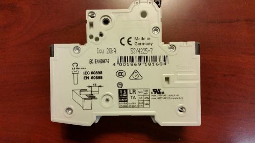 Siemens mcb 5sy4225-7 for sale