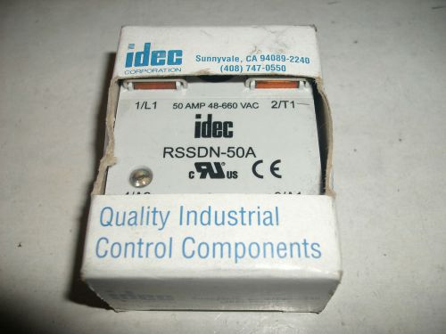 IDEC RSSDN-50A SOLID STATE RELAY 50 AMP 48-660 VAC