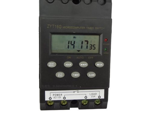 10 X 110V Timer Switch Timer Controller LCD display,programmable timer 25A amps