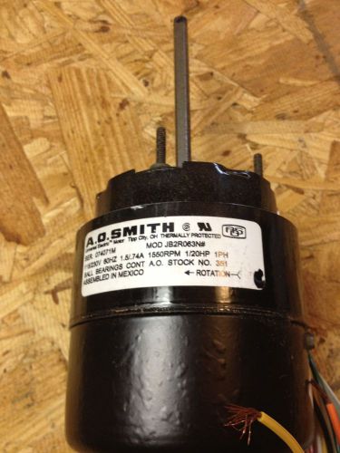 351 1/20 HP, 1550 RPM NEW AO SMITH ELECTRIC MOTOR
