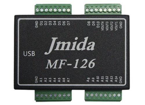 USB DAQ MF126 DATA ACQUISITION 14AI 4AO 10DIO PWM COUNTER with Software &amp; Driver