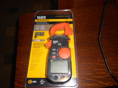 Klein Tools CL1200 600A AC Clamp Meter - NEW w/ Case *Free Shipping*