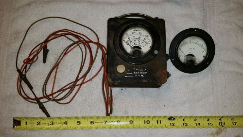 Vintage electrical type meter and extra dial meter