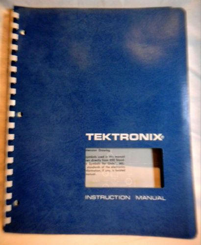 Tektronix 528 Waveform Monitor Instruction &amp; Service Manual