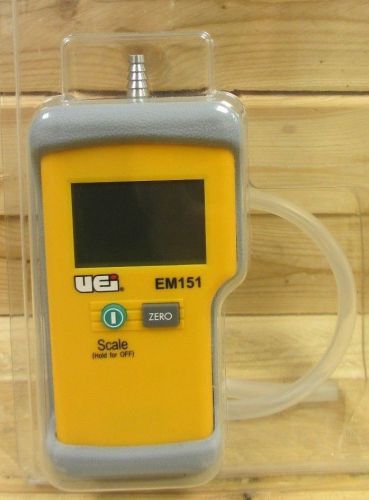 Electronic Manometer UEI EM151 Model Natural &amp; LP Gas