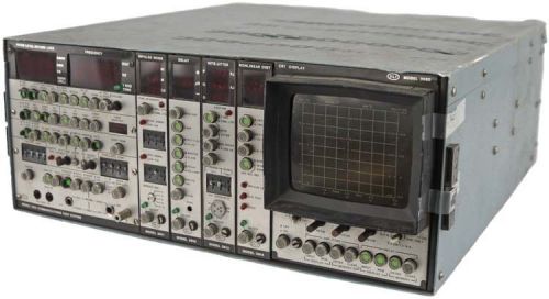 Hli 3900 communications test system mainframe chassis w/plug-in modules parts #2 for sale