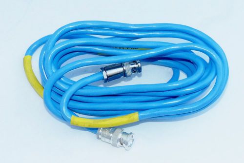 New BNC to Twinax  cable assembly, 3 tab style connector to BNC. 10 feet 7 in.