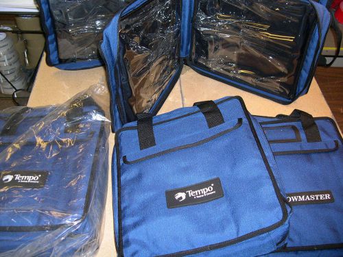 Qty-4  NEW TEMPO THROWMASTER Test Equipment Cases - BAGS ONLY - BRAND NEW BAGS