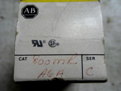 (R2-5) 1 NIB ALLEN BRADELY 800MR-A6A OPERATOR 300V AC MAX 10 AMP MAX