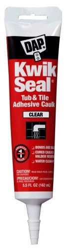 New dap 18008 clear kwik seal caulk, 5.5-ounce for sale