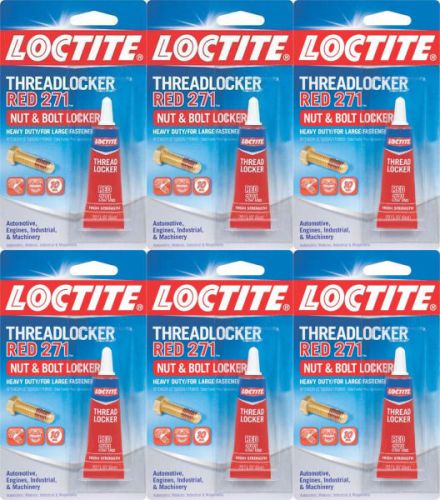 Loctite Threadlocker 271 Red 6 Ml 209741 Permanent Sealer (6-Pack)
