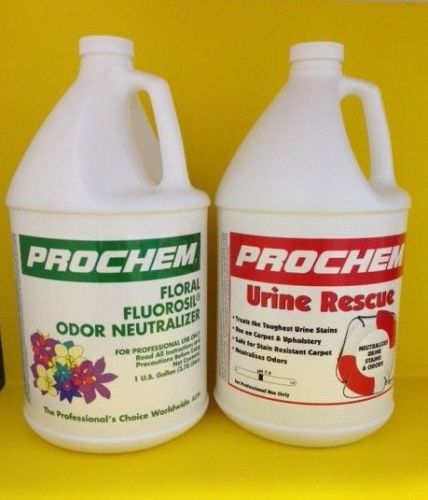 PROCHEM URINE RESCUE/FLORAL DEODORIZER CARPET CLEANING PET ODOR-STAIN TREATMENT