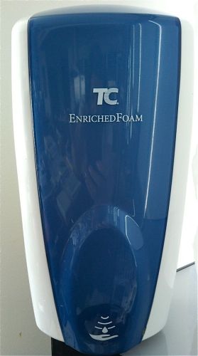 TC AUTOFOAM 1100ml SOAP DISPENSER WHITE/BLUE
