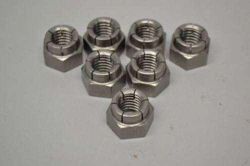 Lot 7 new mcmaster-carr 123868 flexlock stainless steel lock nut d232105 for sale