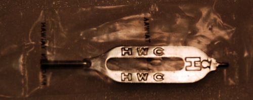 HWC Stainless Steel Slotted Universal Handcuff Key NOS
