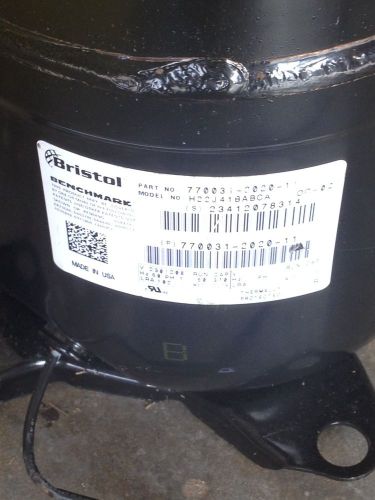 Bristol mfg. # : h22j41babca air conditioning/heat pump compressor for sale