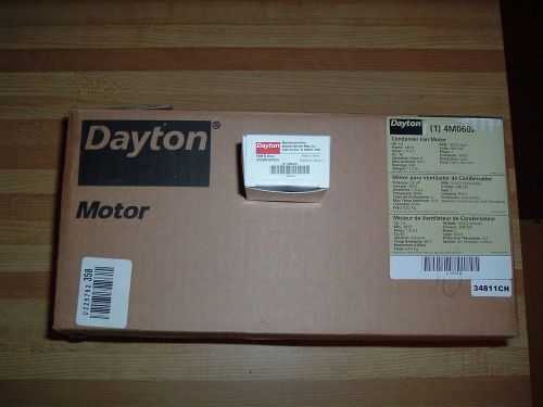 Dayton 4M060J CONDENSER FAN MOTOR WITH PAIRED CAPACITOR &amp; FREE SHIPPING!!