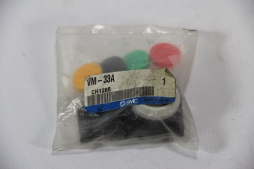 SMC VM-33A Pushbutton, Multi-Colored, Sealed, Red, Green, Black, Yellow