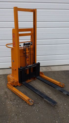 Rol-lift walkie stacker pallet jack 48&#034; forks 1500lb. capacity lift truck 12v for sale