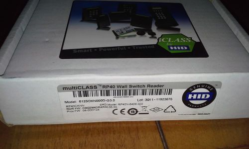 HID MULTICLASS RP40 WALL SWITCH READER - NEW IN BOX