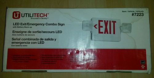 Utilitech LED Exit/Emergency Combo Sign
